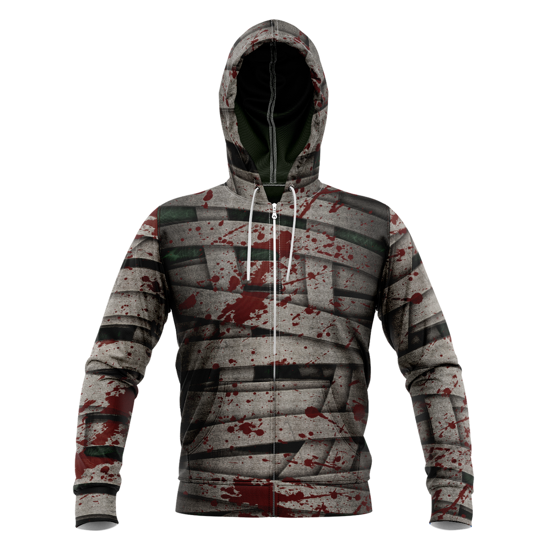 Mummy Unisex Zipped Hoodie