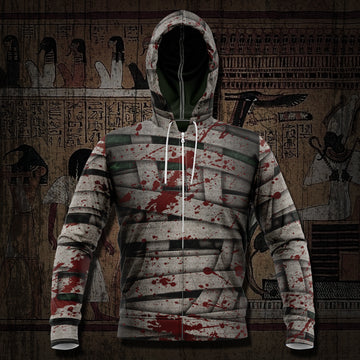 Mummy Unisex Zipped Hoodie