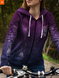 Fandomaniax - Starry Night Fury Unisex Zipped Hoodie