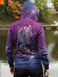 Fandomaniax - Starry Night Fury Unisex Zipped Hoodie