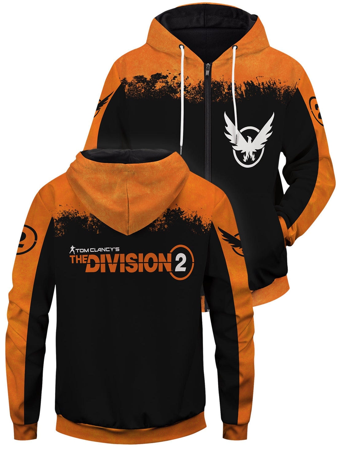 Fandomaniax - Tom Clancy's The Division 2 Unisex Zipped Hoodie