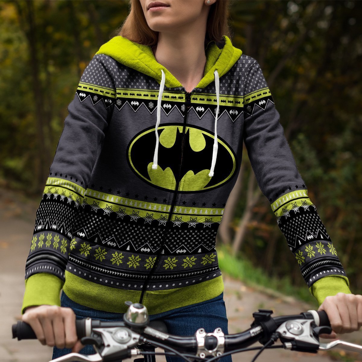 Fandomaniax - A Dark Knight Christmas Unisex Zipped Hoodie