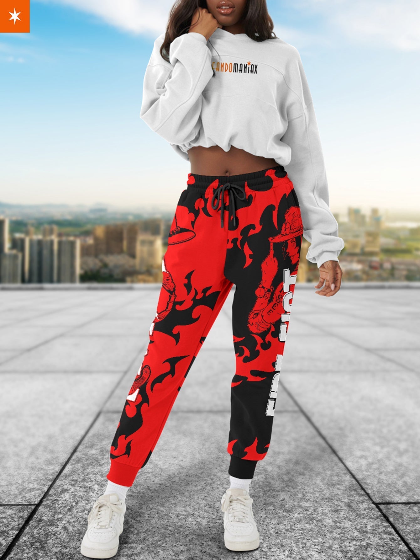 Fandomaniax - Fire Fist Fashion Jogger Pants