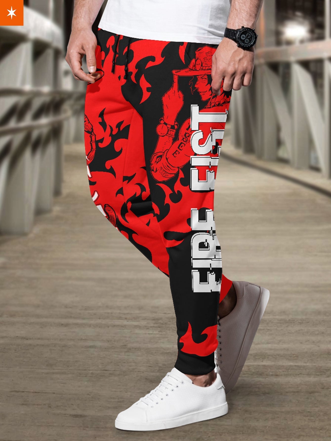 Fandomaniax - Fire Fist Fashion Jogger Pants