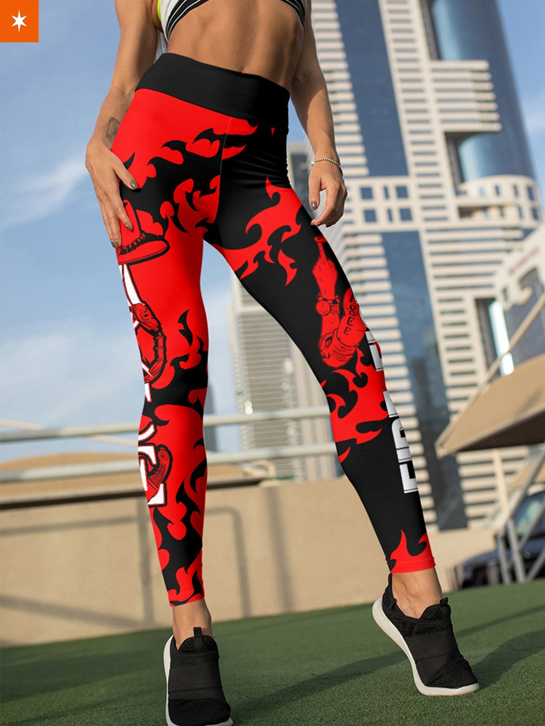 Fandomaniax - Fire Fist Fashion Unisex Tights