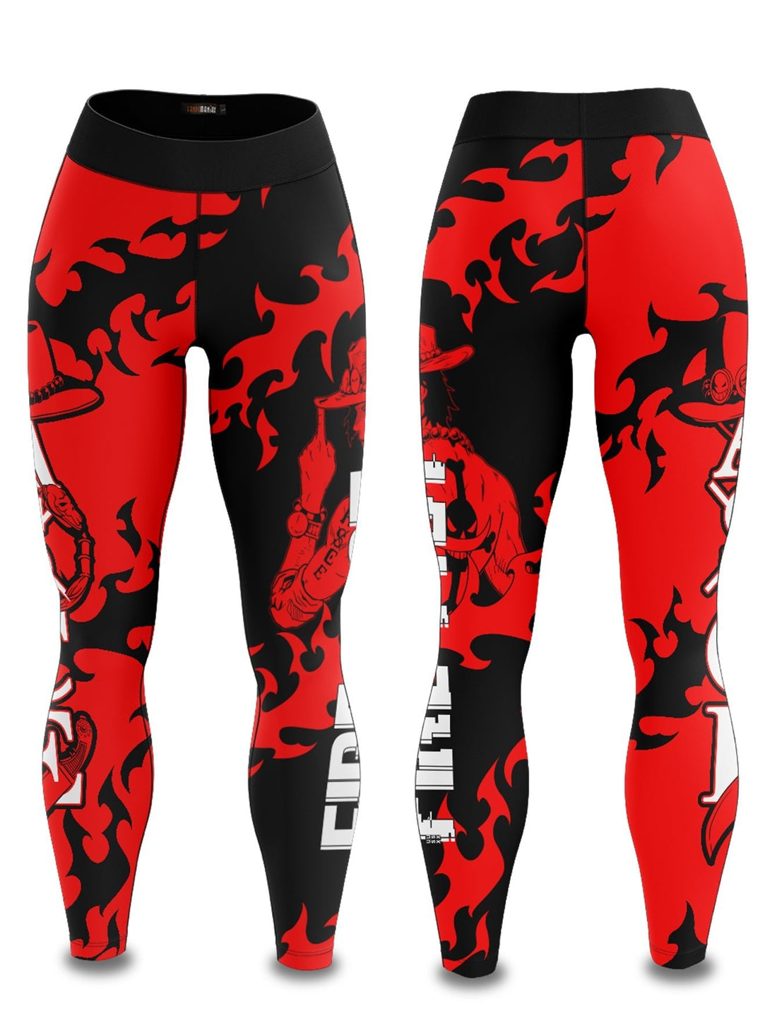 Fandomaniax - Fire Fist Fashion Unisex Tights