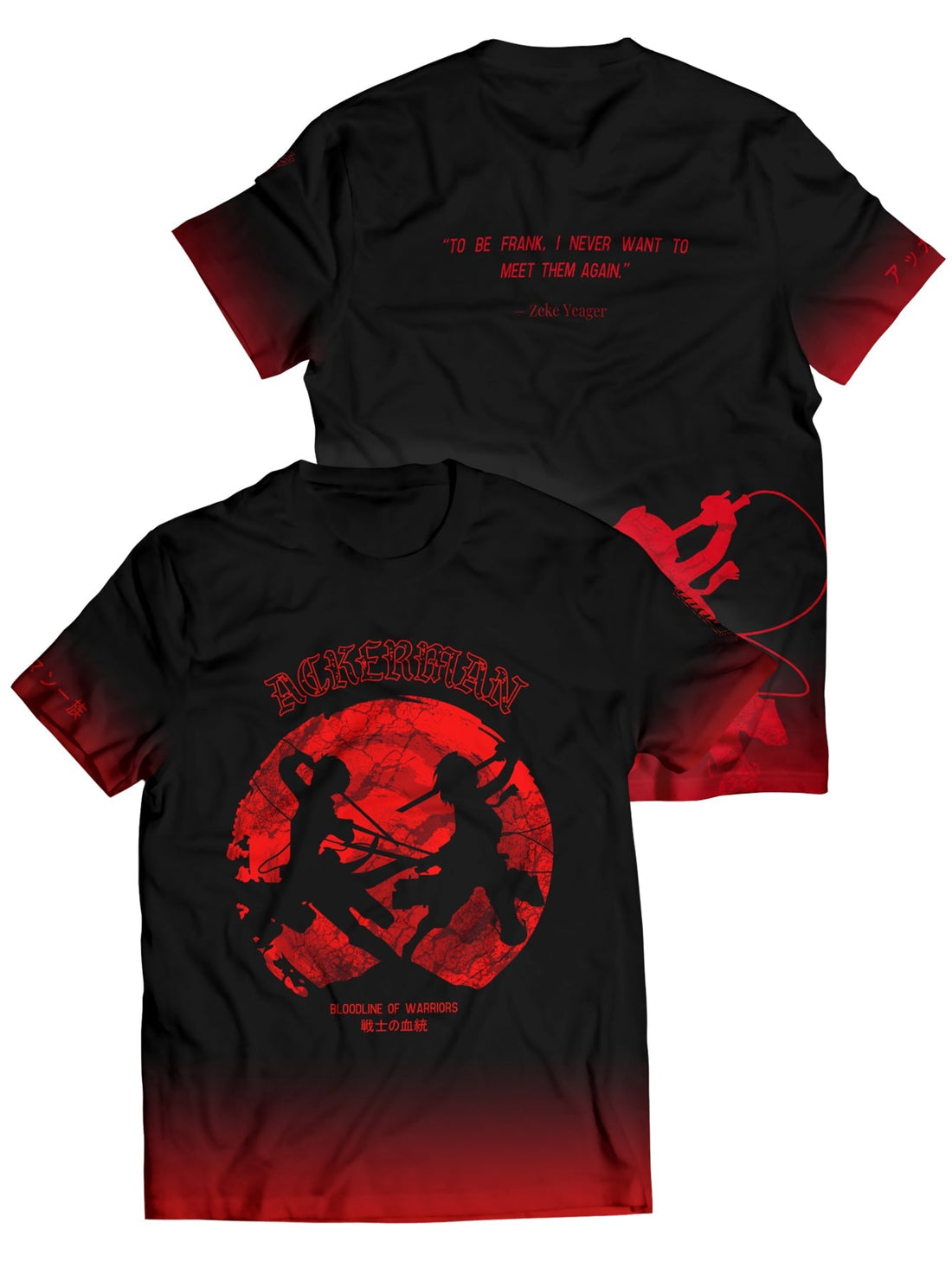 Fandomaniax - Ackerman Bloodline Unisex T-Shirt