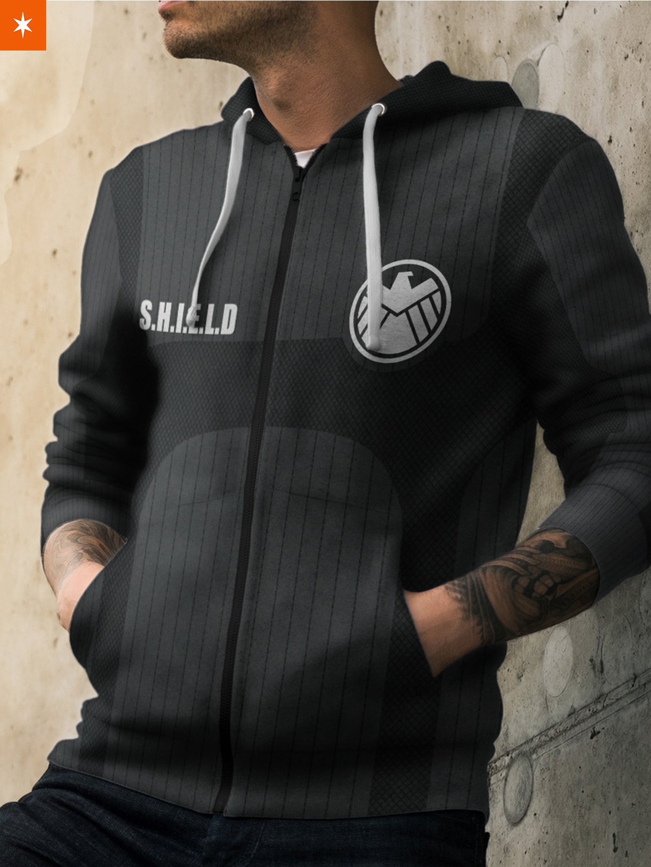 Fandomaniax - Agents of SHIELD Unisex Zipped Hoodie