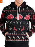 Fandomaniax - Akatsuki Christmas Unisex Pullover Hoodie