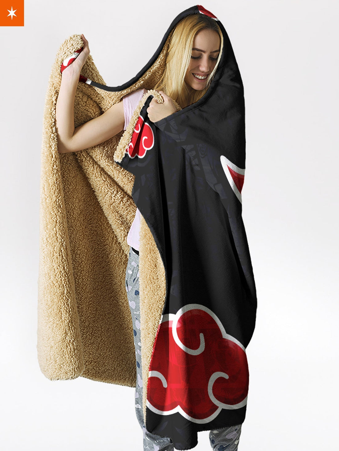 Fandomaniax - Akatsuki Gang Hooded Blanket