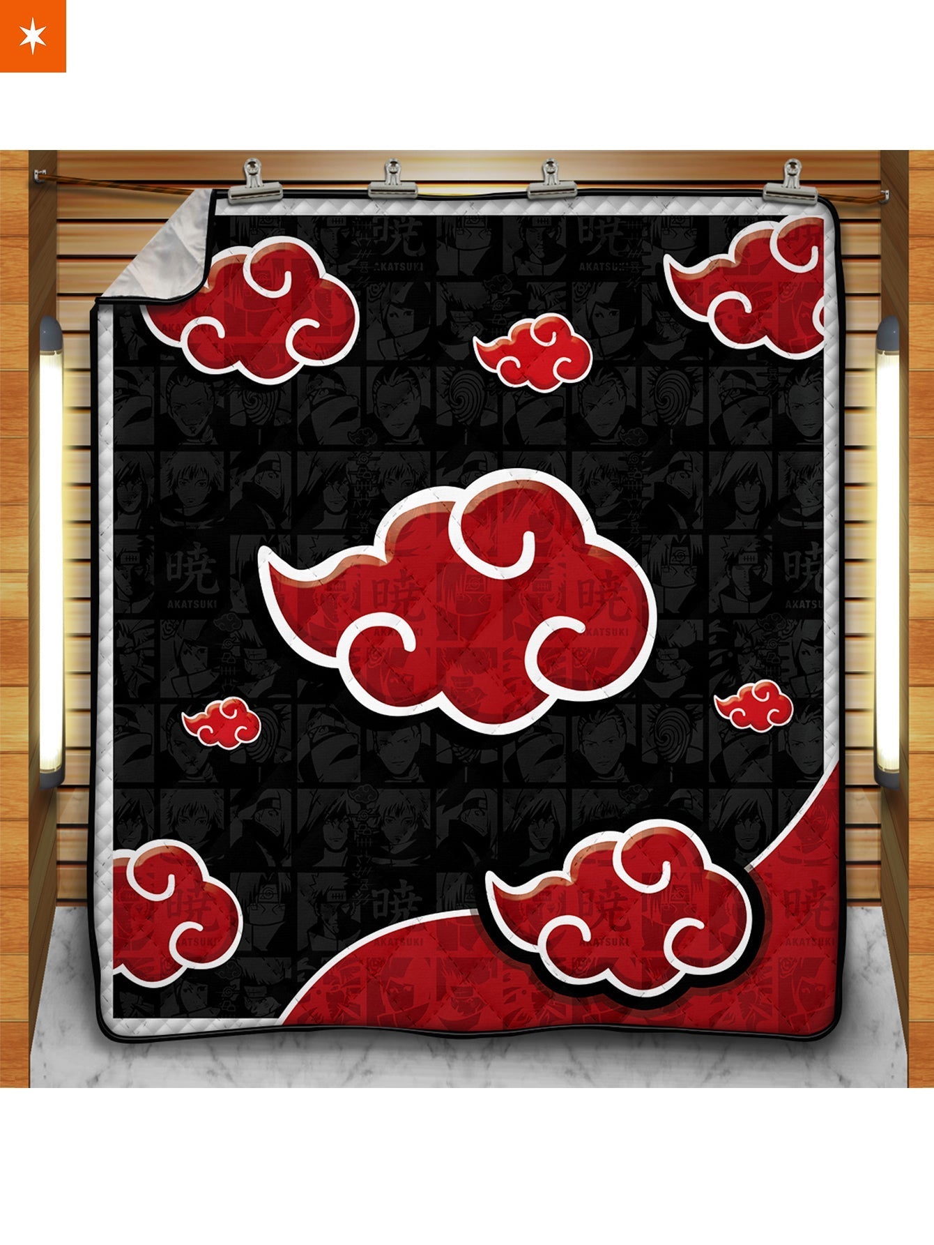 Fandomaniax - Akatsuki Gang Quilt Blanket