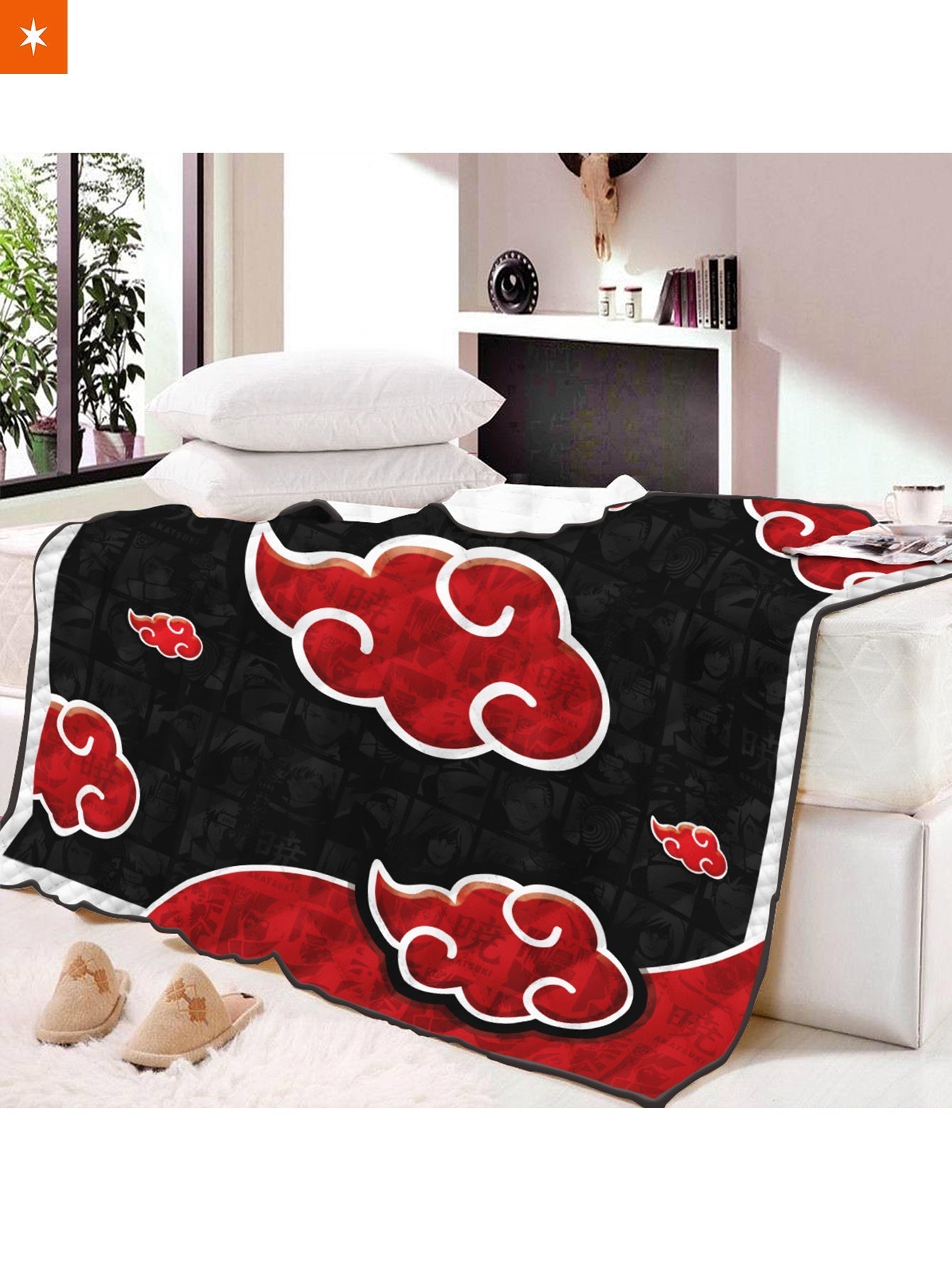 Fandomaniax - Akatsuki Gang Quilt Blanket