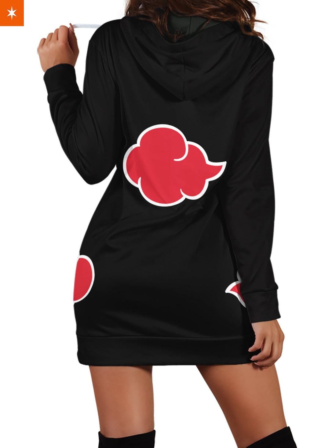 Fandomaniax - Akatsuki Hoodie Dress