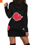 Fandomaniax - Akatsuki Hoodie Dress