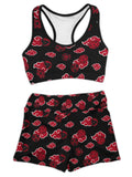 Fandomaniax - Akatsuki Sharingan Active Wear Set