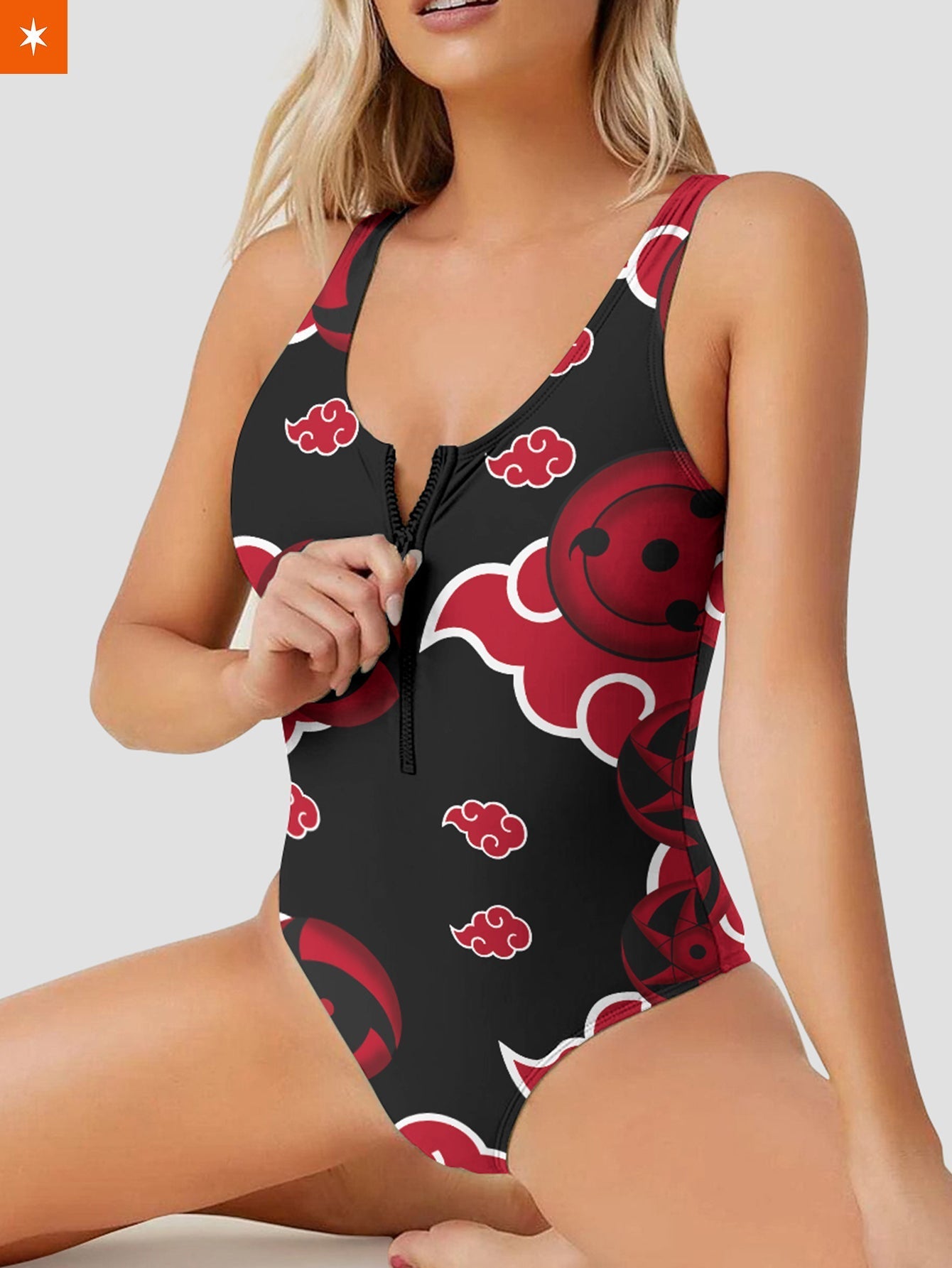 Fandomaniax - Akatsuki Sharingan One Piece Swimsuit