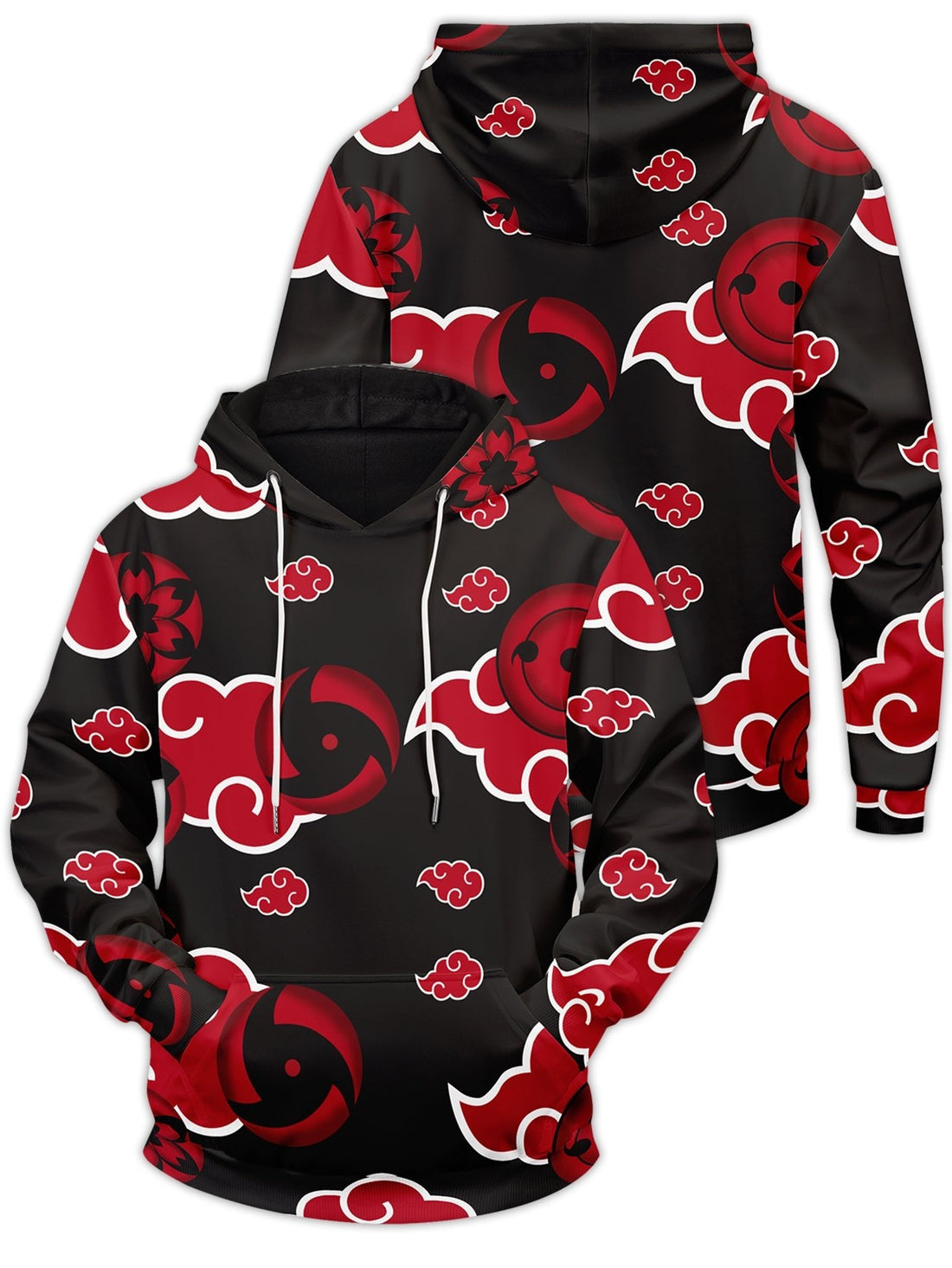 Fandomaniax - Akatsuki Sharingan Unisex Pullover Hoodie