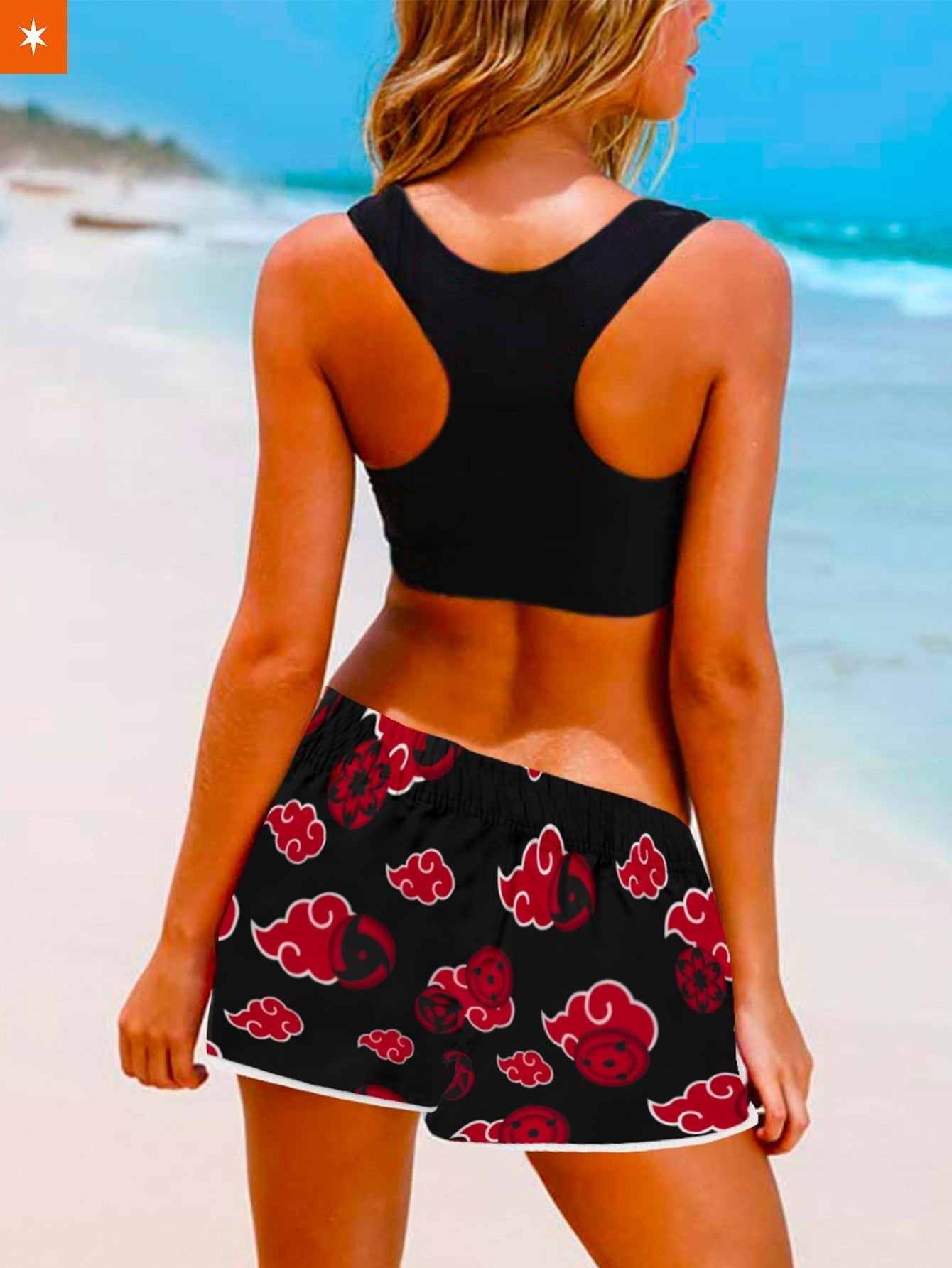 Fandomaniax - Akatsuki Sharingan Women Beach Shorts