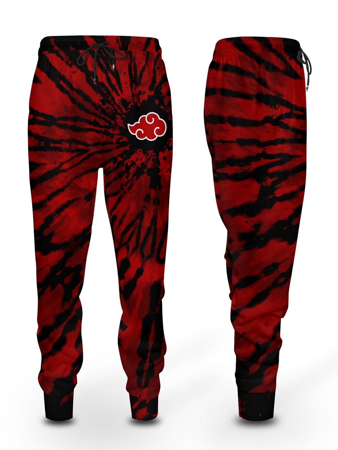 Fandomaniax - Akatsuki Tie Dye Jogger Pants