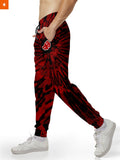 Fandomaniax - Akatsuki Tie Dye Jogger Pants