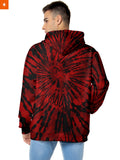 Fandomaniax - Akatsuki Tie Dye Unisex Pullover Hoodie