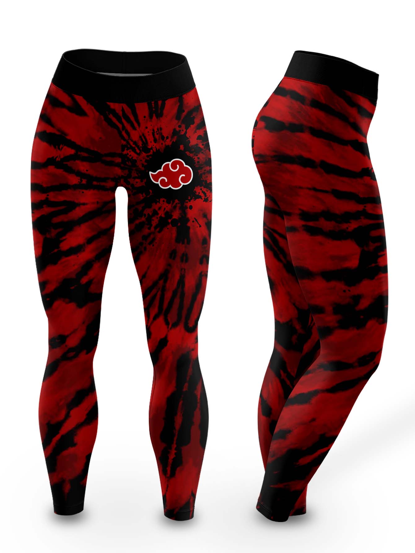 Fandomaniax - Akatsuki Tie Dye Unisex Tights