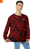 Fandomaniax - Akatsuki Tie Dye Unisex Wool Sweater