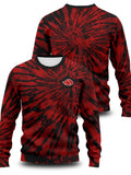 Fandomaniax - Akatsuki Tie Dye Unisex Wool Sweater