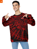 Fandomaniax - Akatsuki Tie Dye Unisex Wool Sweater