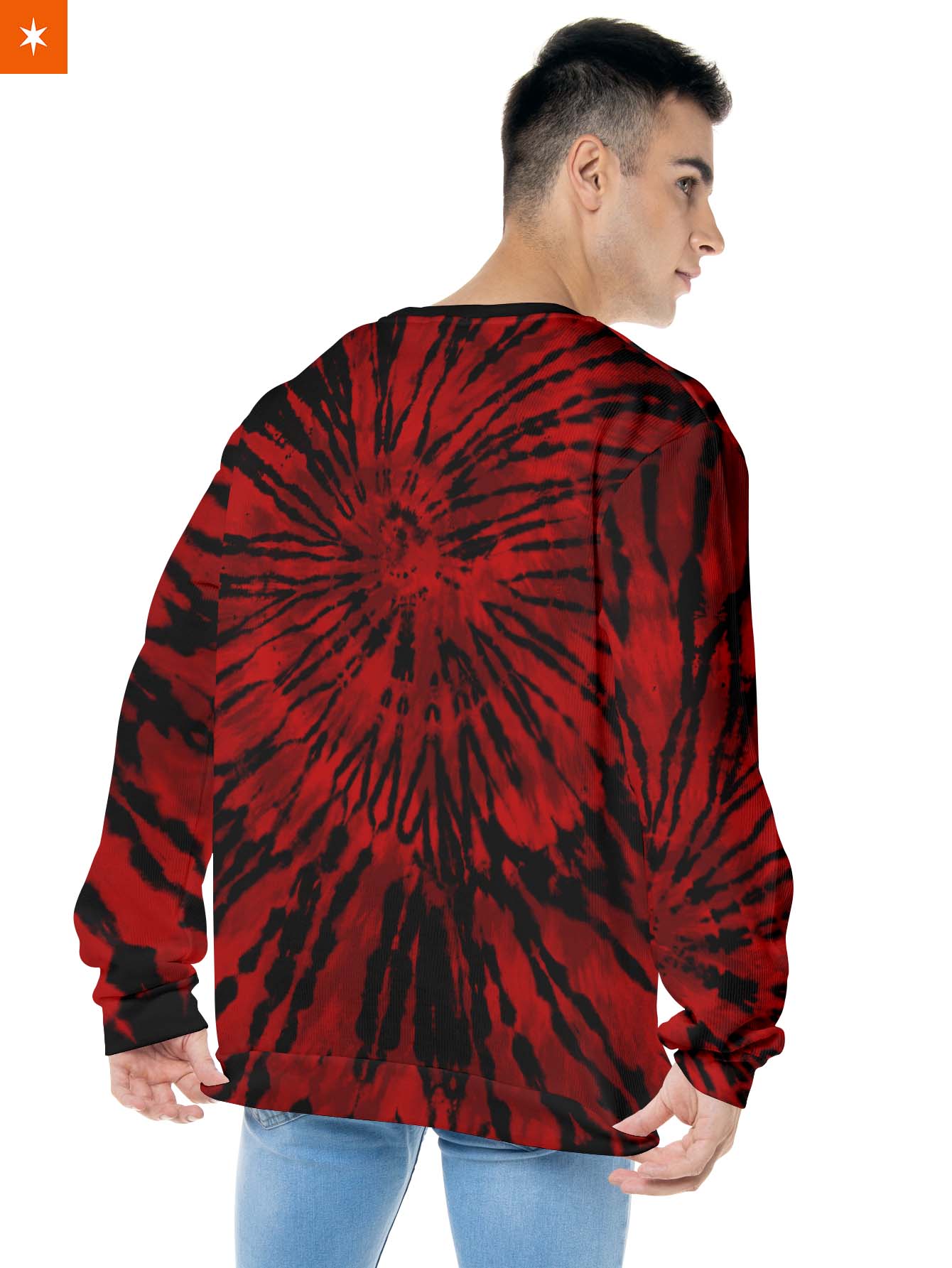 Fandomaniax - Akatsuki Tie Dye Unisex Wool Sweater