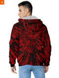 Fandomaniax - Akatsuki Tie Dye Velvet Hoodie