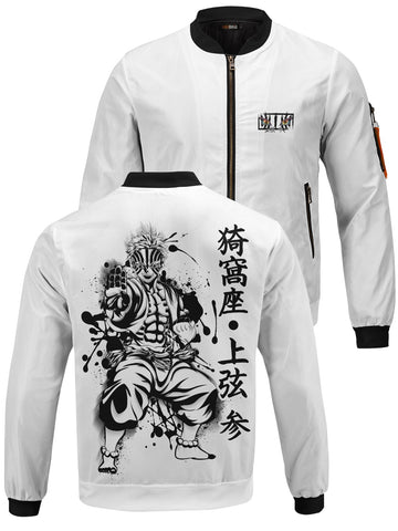 Fandomaniax - Akaza B&W Bomber Jacket