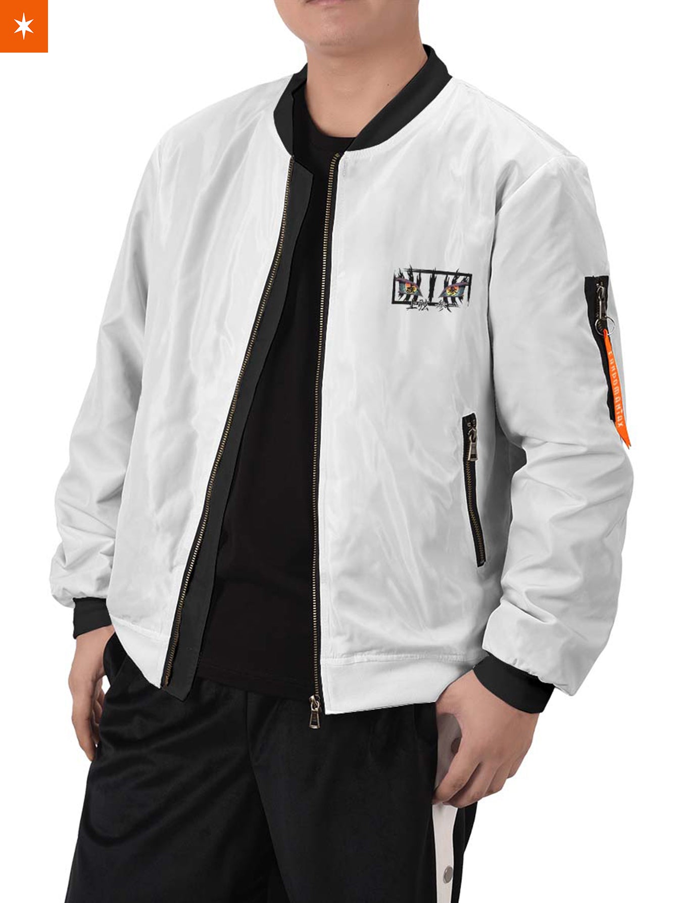 Fandomaniax - Akaza B&W Bomber Jacket