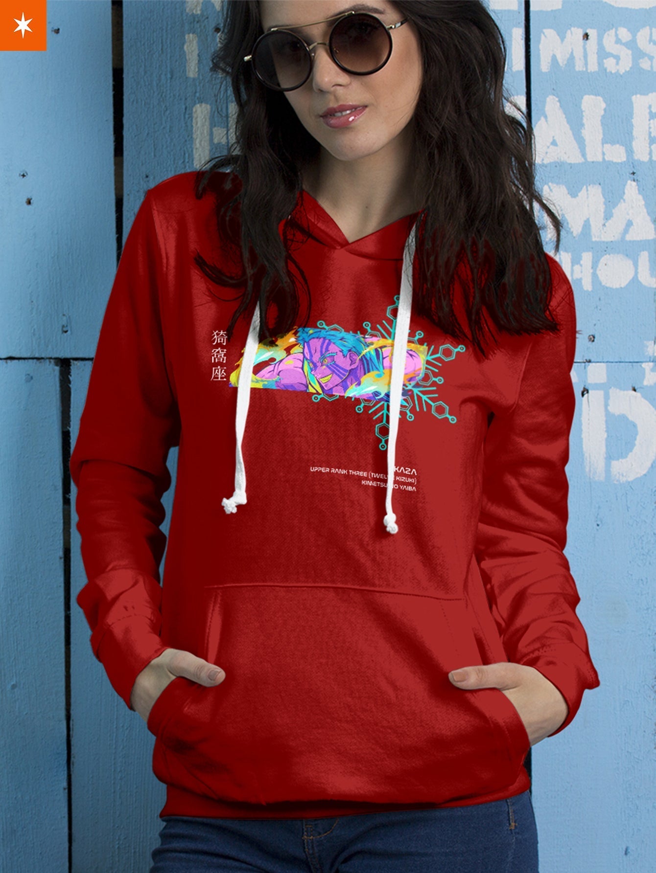 Fandomaniax - Akaza Psych Unisex Pullover Hoodie