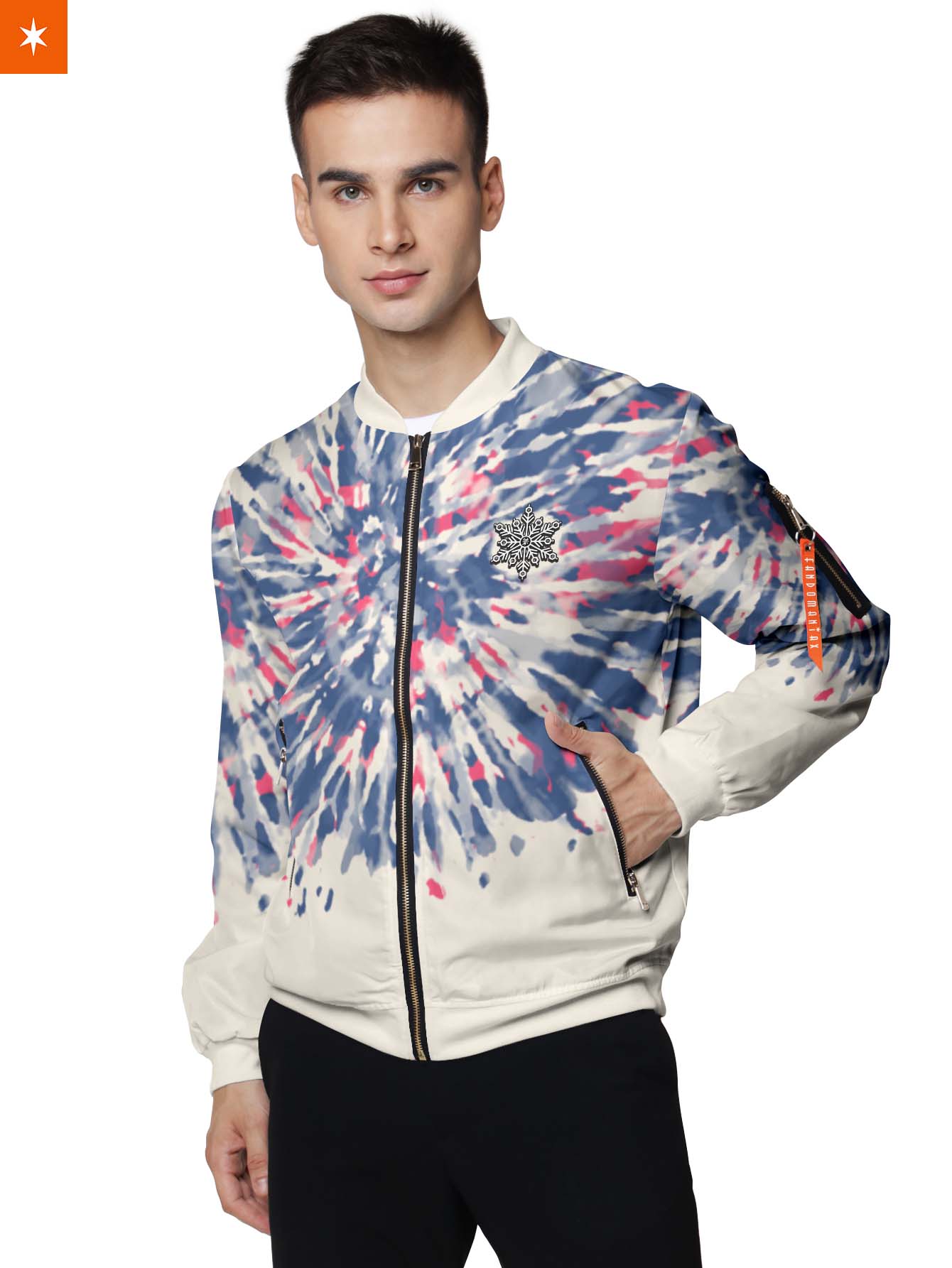 Fandomaniax - Akaza Tie Dye Bomber Jacket