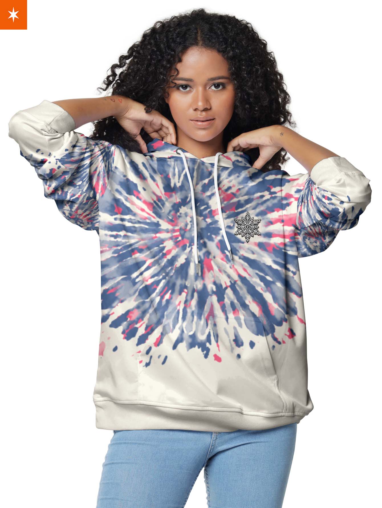 Fandomaniax - Akaza Tie Dye Unisex Pullover Hoodie