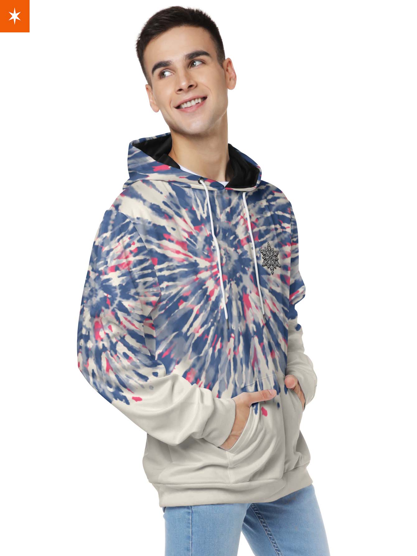 Fandomaniax - Akaza Tie Dye Unisex Pullover Hoodie