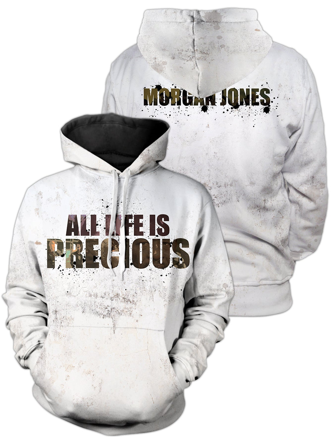 Fandomaniax - All Life is Precious Unisex Pullover Hoodie