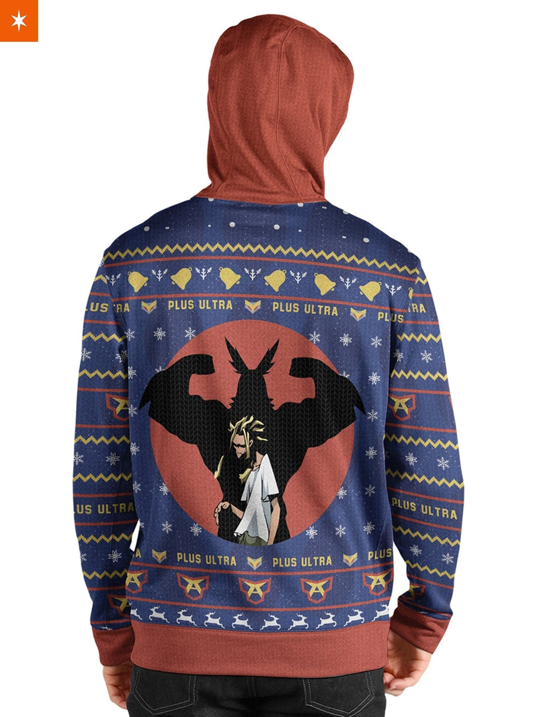 Fandomaniax - All Might Christmas Unisex Pullover Hoodie