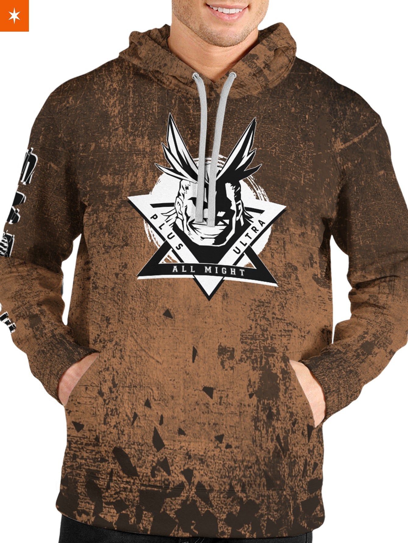 Fandomaniax - All Might Spirit Unisex Pullover Hoodie