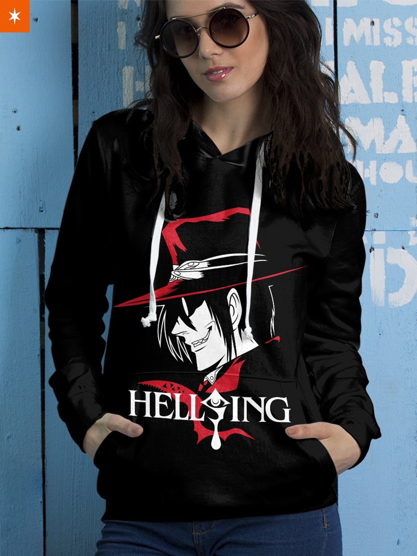 Fandomaniax - Alucard Hellsing Unisex Pullover Hoodie