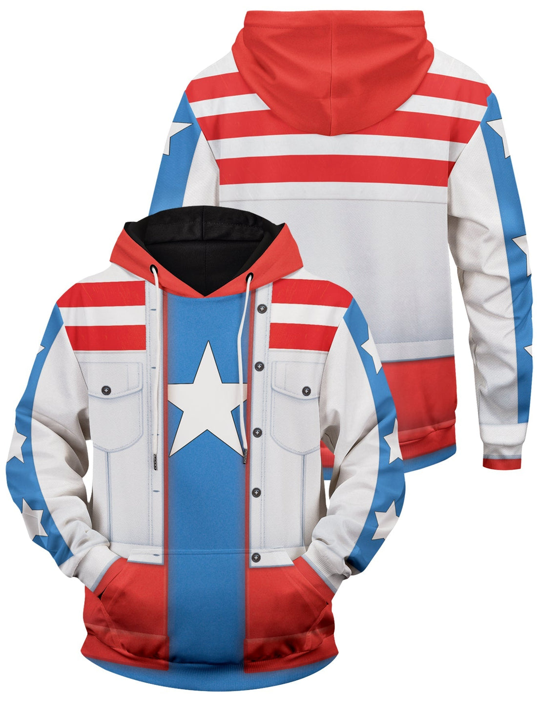 Fandomaniax - America Chavez Unisex Pullover Hoodie