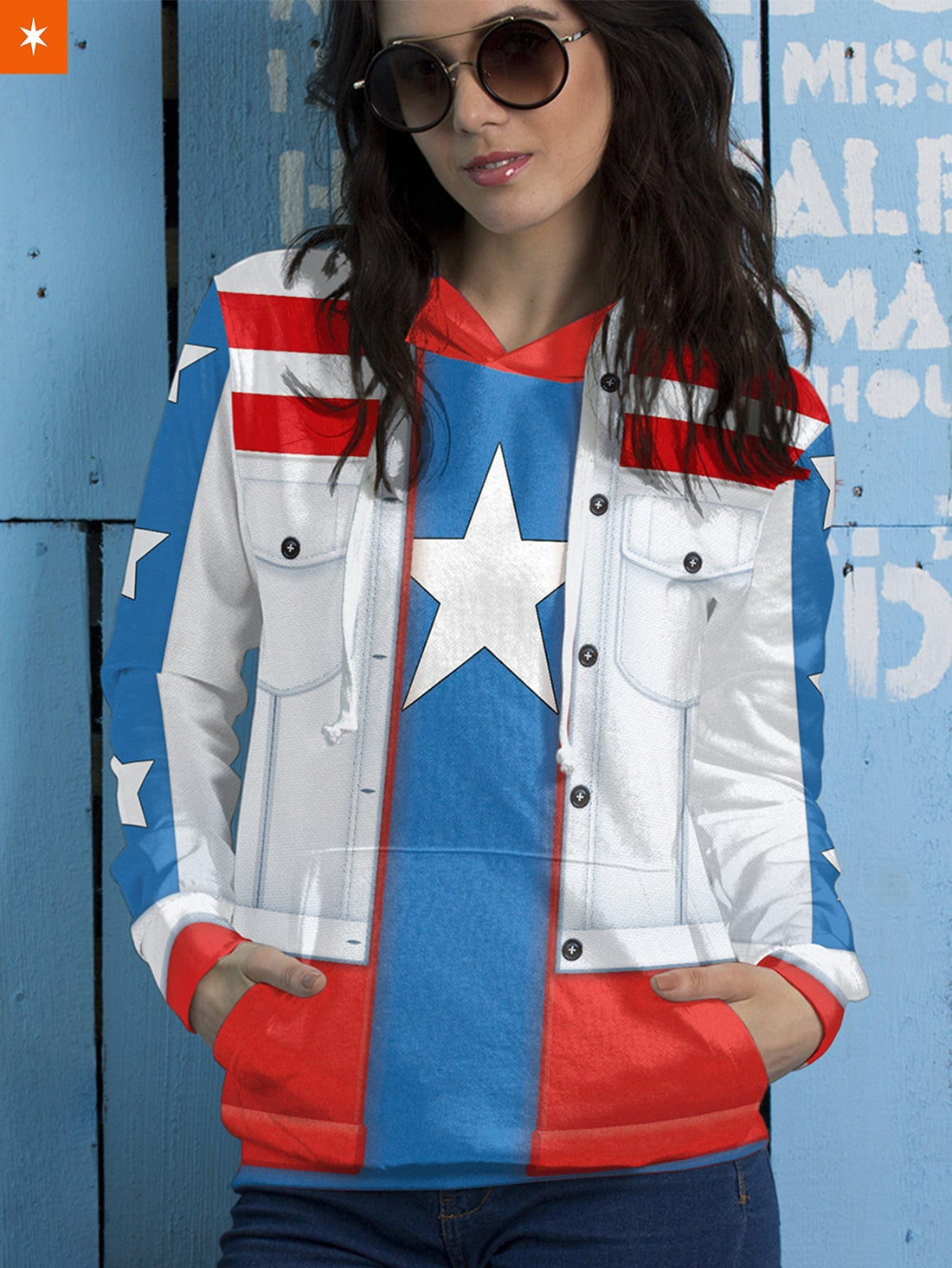 Fandomaniax - America Chavez Unisex Pullover Hoodie