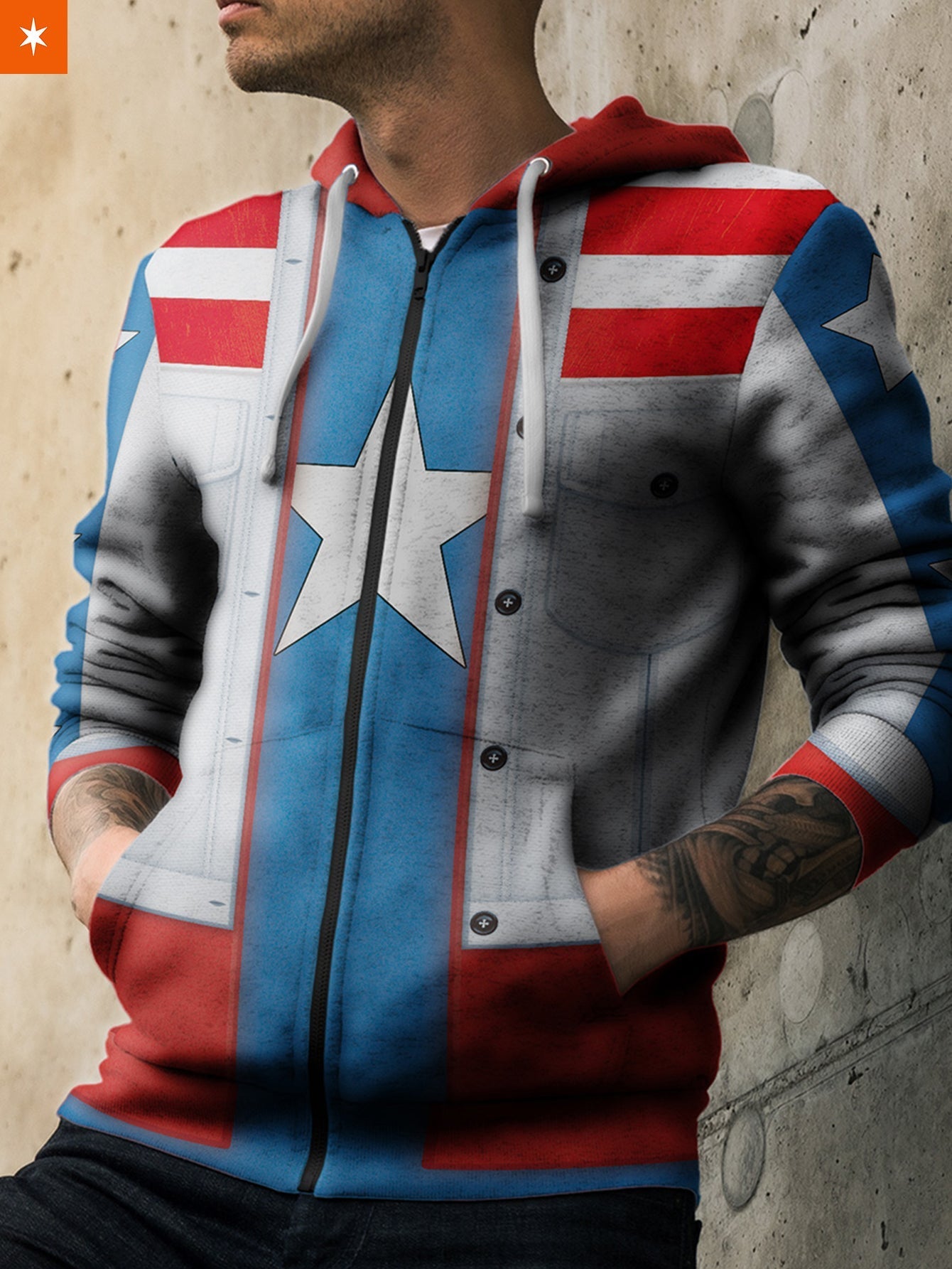 Fandomaniax - America Chavez Unisex Zipped Hoodie