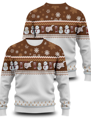 Fandomaniax - Anya Snowy Unisex Wool Sweater