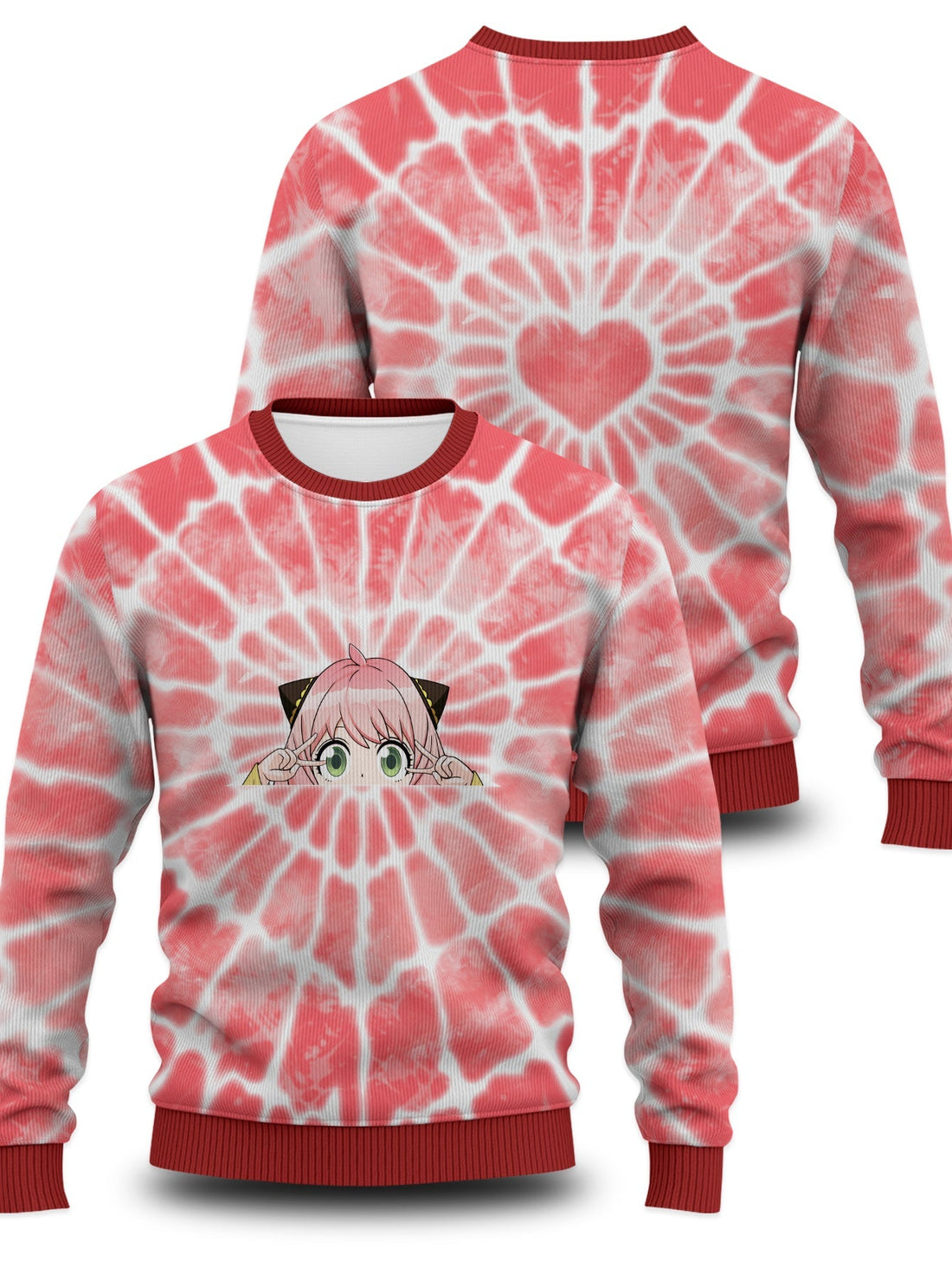 Fandomaniax - Anya Tie Dye Unisex Wool Sweater