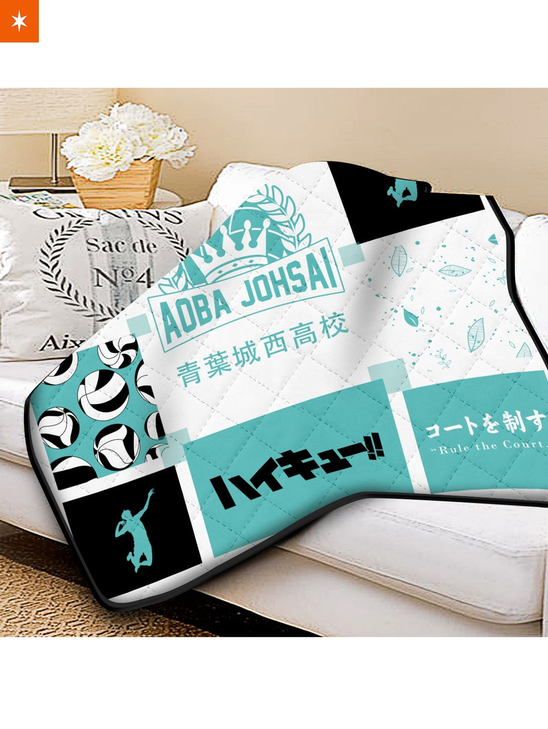 Fandomaniax - Aoba Johsai Cozy Quilt Blanket