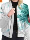 Fandomaniax - Aoba Johsai Green Leaf Bomber Jacket