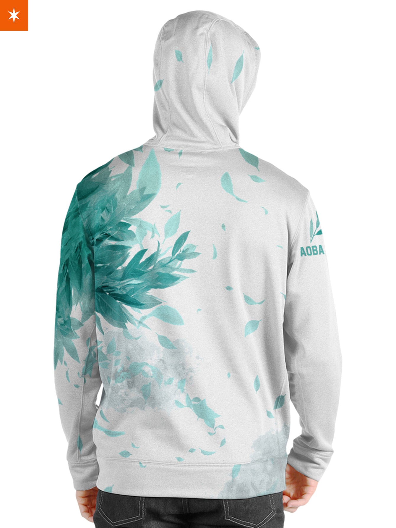 Fandomaniax - Aoba Johsai Green Leaf Unisex Pullover Hoodie