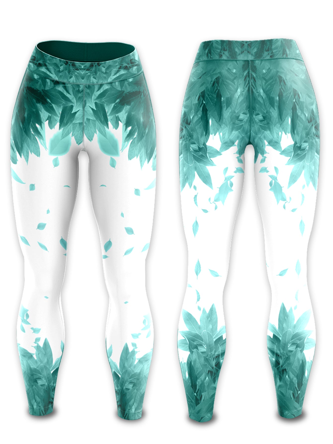 Fandomaniax - Aoba Johsai Green Leaf Unisex Tights